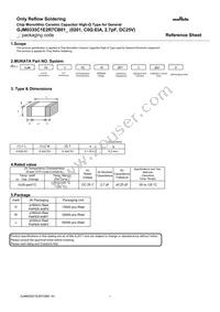 GJM0335C1E2R7CB01D Datasheet Cover