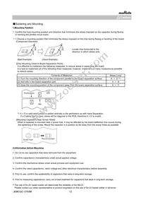 GJM0335C1E3R1BB01D Datasheet Page 12