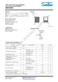 GKI10301 Datasheet Cover