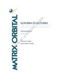 GLK24064-25-WB-V Datasheet Cover