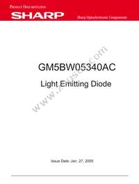 GM5BW05340AC Datasheet Cover