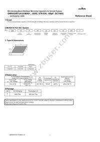 GMA05XR72A101MA01T Datasheet Cover