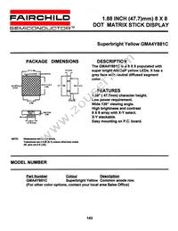 GMA4Y881C Datasheet Cover