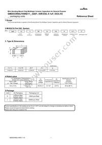 GMD033R60J104KE11D Datasheet Cover