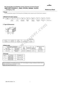 GMD155R71E393KA11D Datasheet Cover