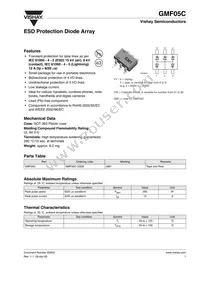 GMF05C-GS08 Datasheet Cover