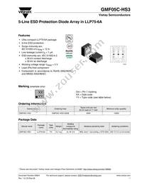GMF05C-HS3-GS08 Datasheet Cover