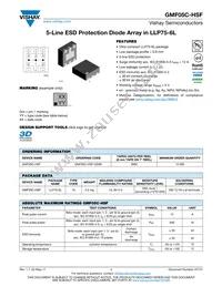 GMF05C-HSF-GS08 Datasheet Cover