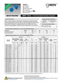 GMOV-20D271K Datasheet Cover