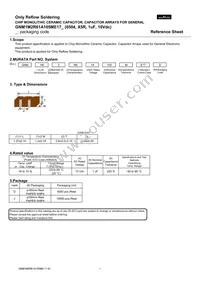 GNM1M2R61A105ME17D Datasheet Cover