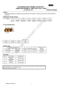 GNM212R61A225ME16D Datasheet Cover