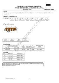 GNM2145C1H220KD01D Datasheet Cover