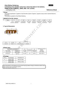 GNM214C80J105MEA2D Datasheet Cover