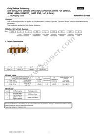 GNM214R60J105ME17D Datasheet Cover