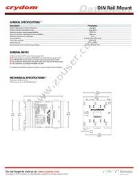 GNR25DCR Datasheet Page 2