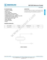 GO1535-CTXE3 Datasheet Cover