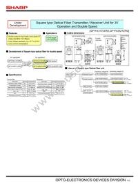 GP1FA352RZ0F Datasheet Cover