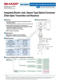 GP1FP513RK Datasheet Cover