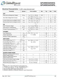 GP1M003A050PG Datasheet Page 2