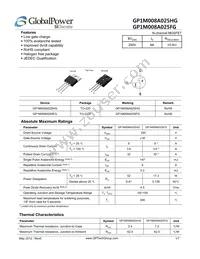 GP1M008A025HG Datasheet Cover