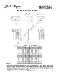 GP1M011A050HS Datasheet Page 7
