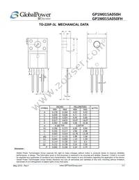 GP1M015A050FH Datasheet Page 7