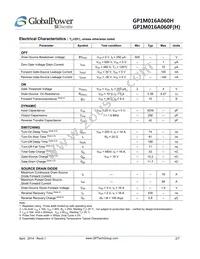 GP1M016A060H Datasheet Page 2