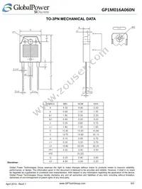 GP1M016A060N Datasheet Page 5