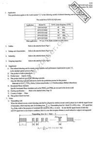 GP1UX511QS Datasheet Page 3