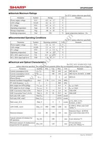 GP2AP054A00F Datasheet Page 4
