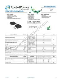GP2D003A065C Datasheet Cover