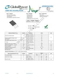 GP2D010A120U Datasheet Cover