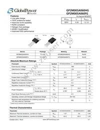 GP2M005A060HG Datasheet Cover