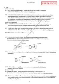 GP2Y0D21YK0F Datasheet Page 8