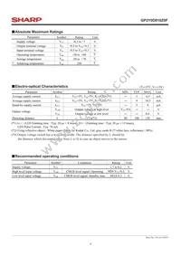 GP2Y0D810Z0F Datasheet Page 3