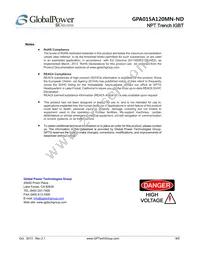 GPA015A120MN-ND Datasheet Page 9