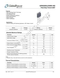 GPA020A135MN-FD Datasheet Cover