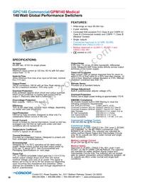 GPC140-12G Datasheet Cover