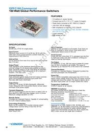 GPFC160-28G Datasheet Cover