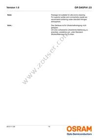 GR DASPA1.23-FSFT-26-1-100-R18-LM Datasheet Page 14