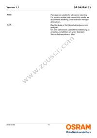 GR DASPA1.23-FSGR-34-EH-100-R18-XX Datasheet Page 14