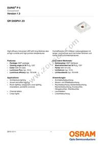 GR DASPA1.23-FTGP-45-FJ-100-R18-XX Datasheet Cover