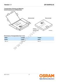 GR DASPA2.23-GRGT-24-FH-100-R18 Datasheet Page 17