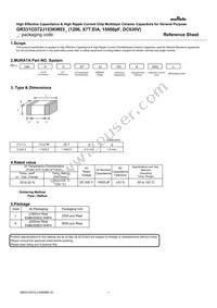 GR331CD72J153KW03L Datasheet Cover