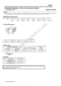 GR343QD72E224KW01L Datasheet Cover