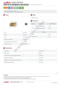 GR731CW0BB473KW03L Datasheet Cover