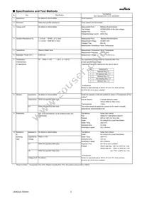 GRJ21AR72E682KWJ1D Datasheet Page 2