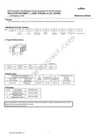 GRJ31CR71H475ME11L Datasheet Cover