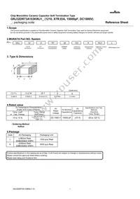 GRJ32DR73A153KWJ1L Datasheet Cover