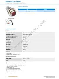 GRL18S-F2331 Datasheet Page 2